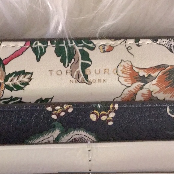 EUC Tory Burch Floral Wallet - Picture 2 of 5